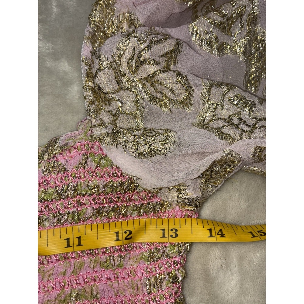 Floral Pink and Cream Dress - Picture 10 of 11